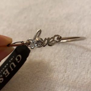 NWT Guess “love” bangle